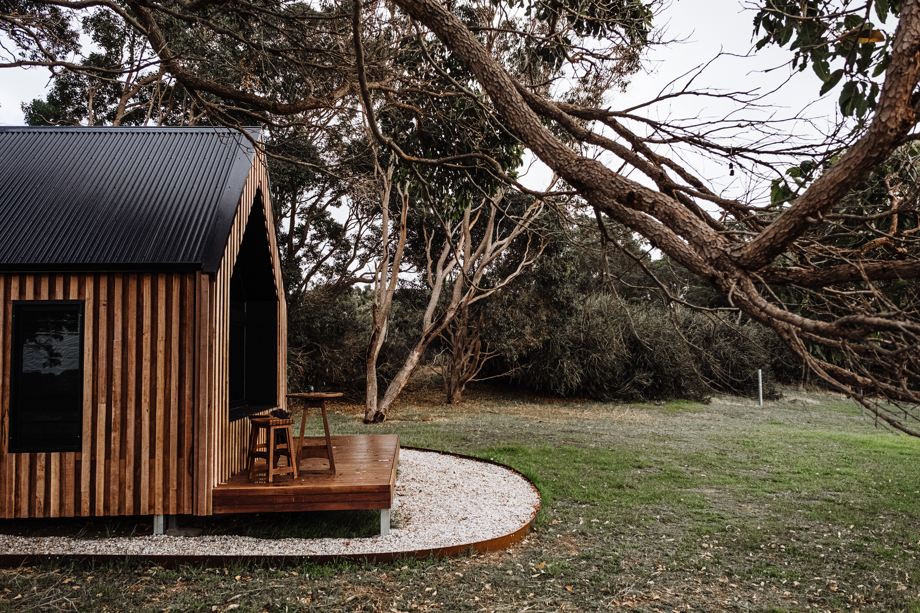 Brown Wooden House Surrounded by Trees